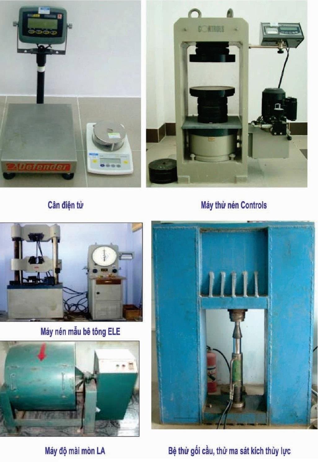 Thiết bị phục vụ công tác thí nghiệm