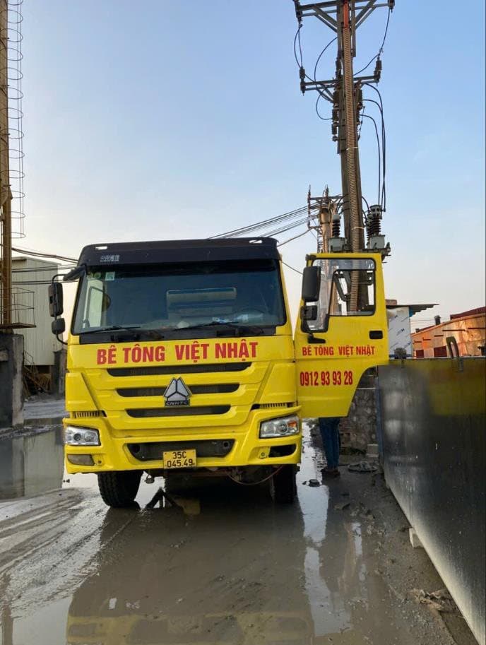 Xe vận chuyển bê tông